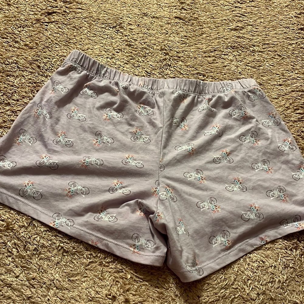 Sonoma Purple Bicycle Sleep Shorts Size Small